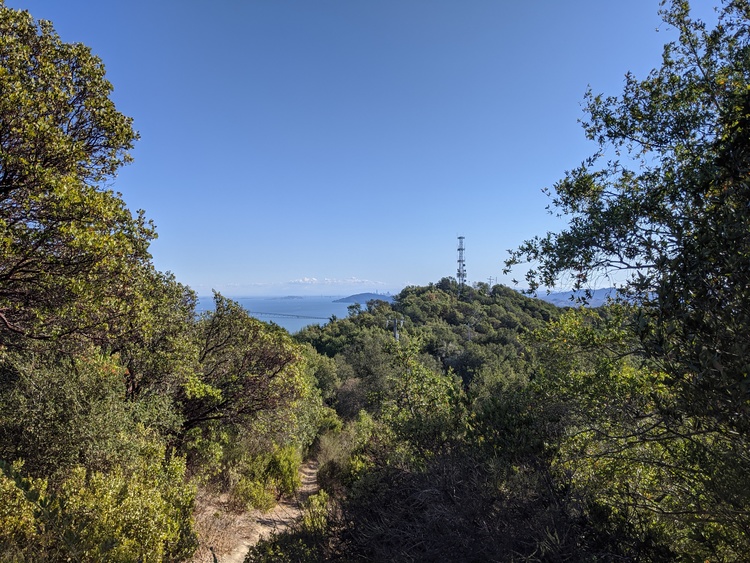 San Pedro Mountain views looking south