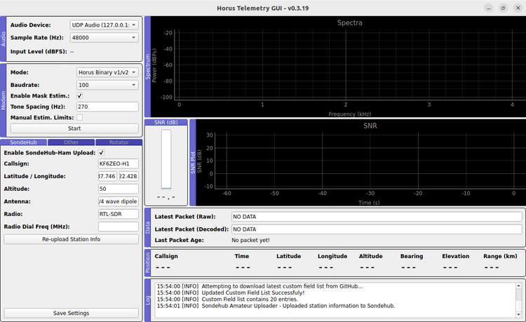 Horus-GUI screenshot