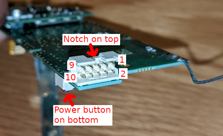 RS41 debug connector pinout